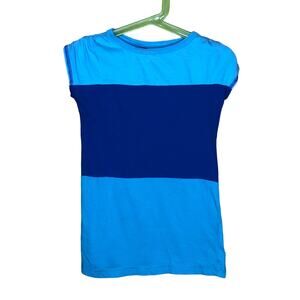 Tea Collection Blue Color Block Dress Tunic 2